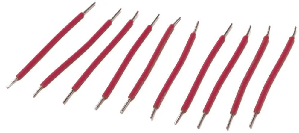 Rabatt CopperSound Pre-Cut Stripped Wire 1,5 - Red