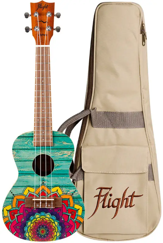 Markenprodukt Flight AUC33 Art Concert Ukulele - Mansion -