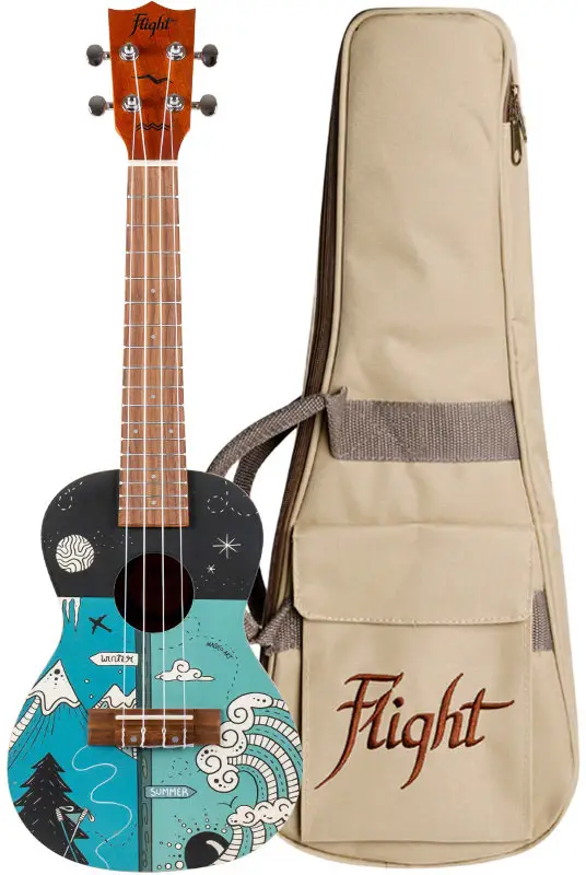 Flight AUC33 Art Concert Ukulele - Two Seasons - Neue Ware