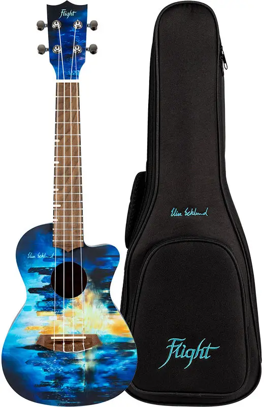 Flight Elise Ecklund Signature Concert Ukulele - City - Kracherpreis