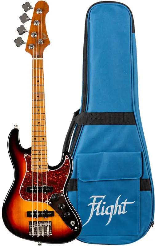 Meistverkauft Flight Mini J Bass - Sunburst -