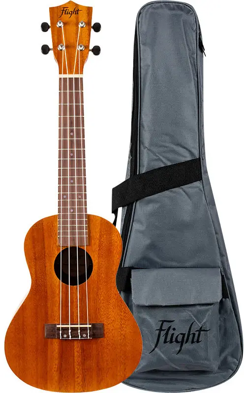 Flight NUC250 Concert Ukulele - Acacia - Beliebt