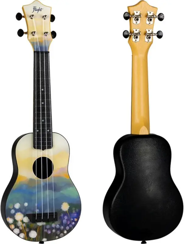Flight TUS40 ABS Travel Uke - Dandelions - Geprüft