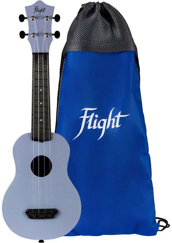 Flight Ultra Travel Soprano Ukulele - Fog - Zertifiziert