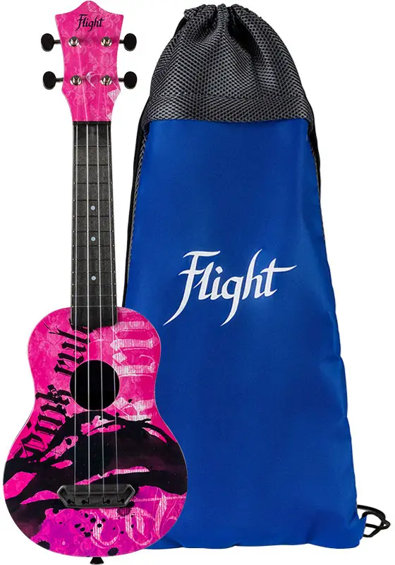 Flight Ultra Travel Soprano Ukulele - Pink Rules - Angebot