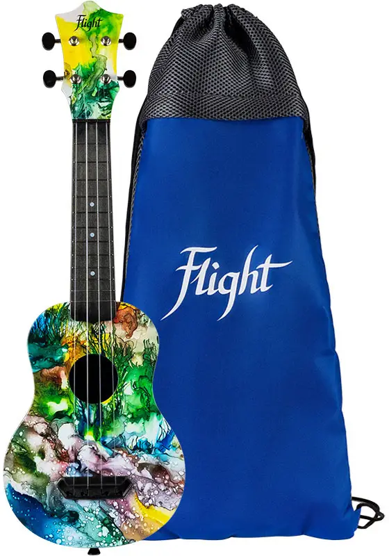 Aktuell Flight Ultra Travel Soprano Ukulele - Underwater -
