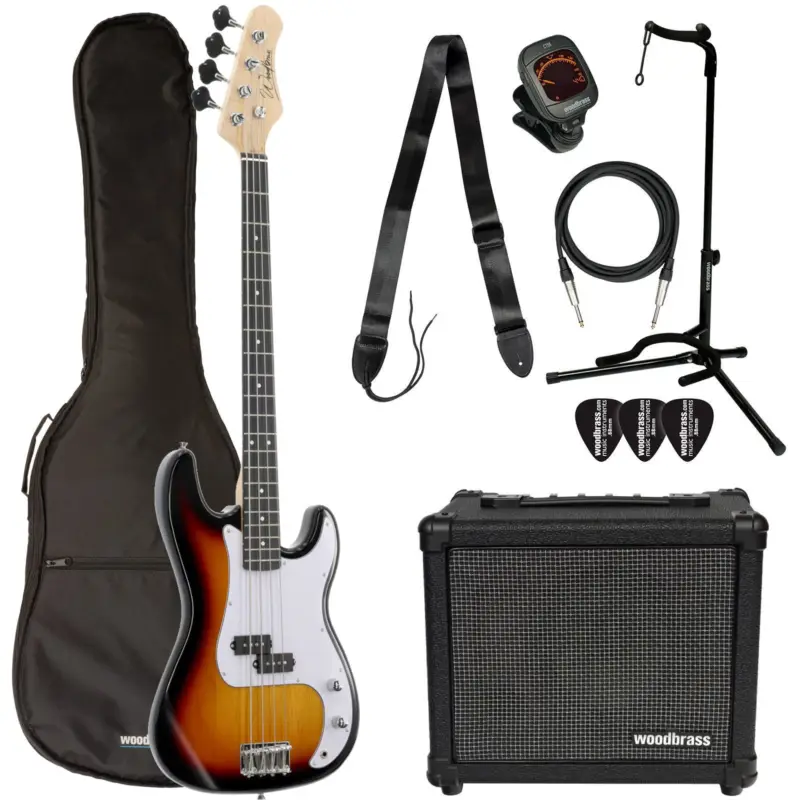 Schnäppchen Woodbrass Paket PB100 Sunburst + BA820 + Zubehör