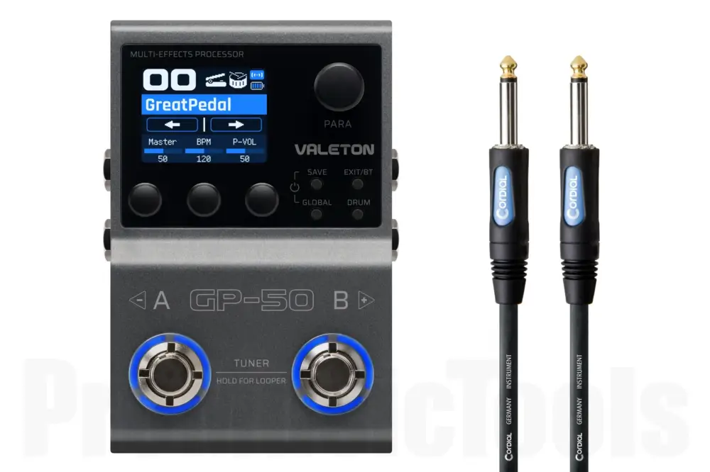 Abverkauf Valeton GP-50 inkl. Cordial CCFI 3 PP - Bundle Set