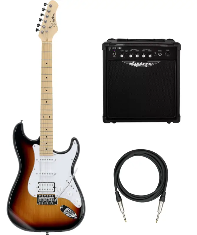 Preisknaller Woodbrass Paket ST100 Sunburst + Verstärker KT-15